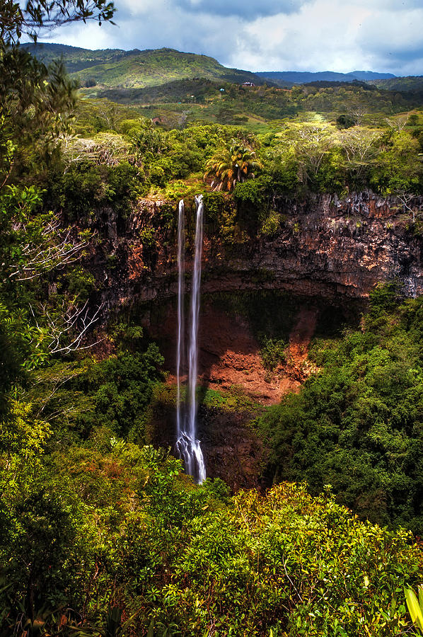 Jungle Photograph - Chamarel Waterfall 1. Mauritius by Jenny Rainbow
