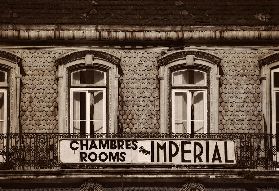 Chambres Imperial Lisbon Photograph by Mary Machare