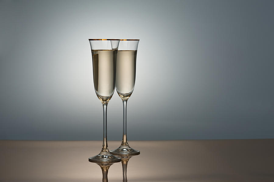 Champagne Glasses Photograph