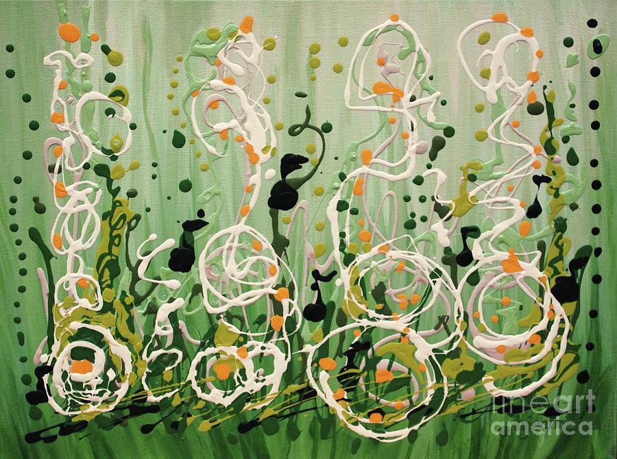 Champagne Symphony Painting by Holly Carmichael