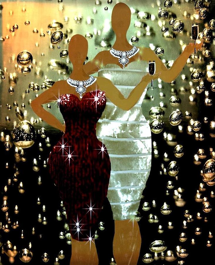 ChampagneLyfe Digital Art by Romaine Head
