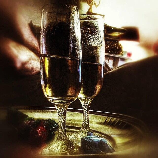 Christmas Photograph - Champers hic #christmas by Abbie Shores