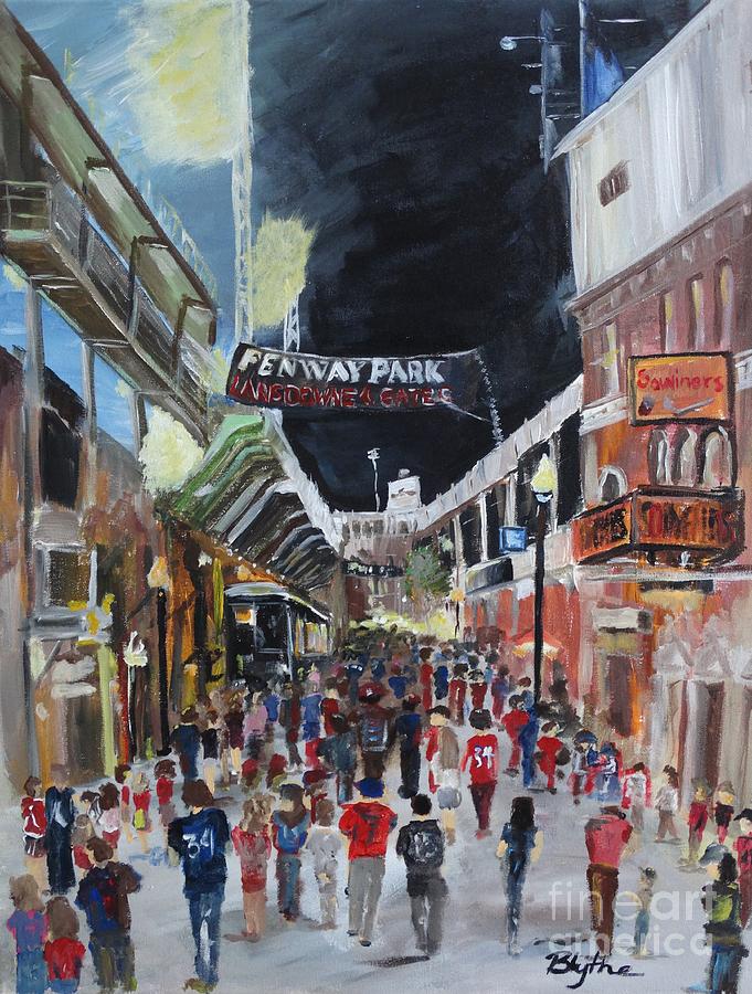 Boston Painting - Champions by Blythe Quinn