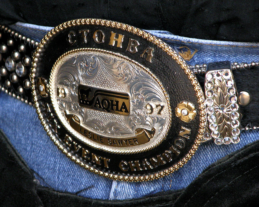 Champions Buckle 3728 Photograph by Jerry Sodorff