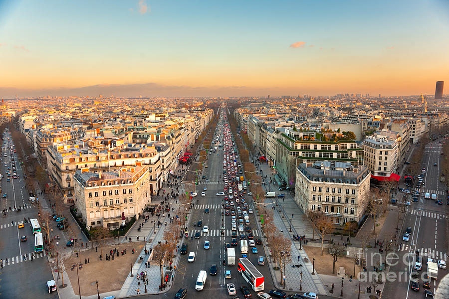Champs Elysees - Paris Photograph by Luciano Mortula