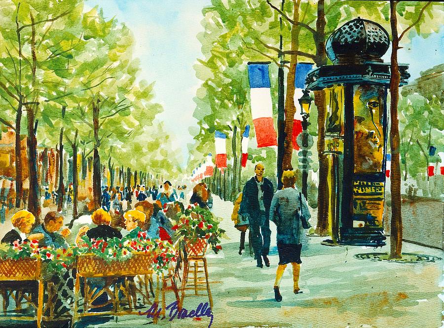 Paris Painting - Champs Elysees by Marilynne Bradley