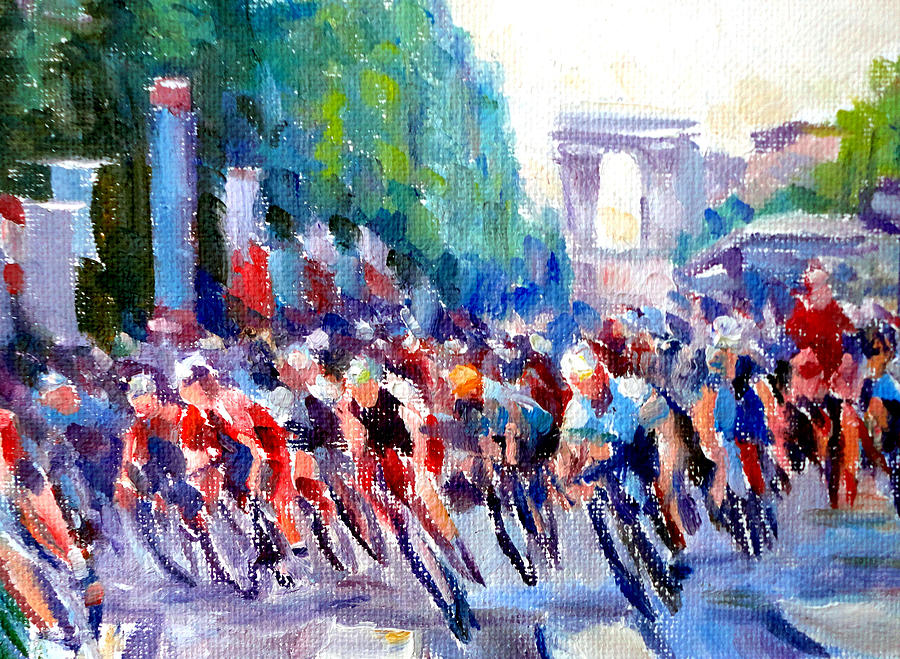 Nature Painting - Champs- Elysees by Mark Hartung
