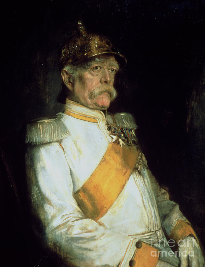 Chancellor Otto Von Bismarck Painting By Franz Seraph Von Lenbach Pixels