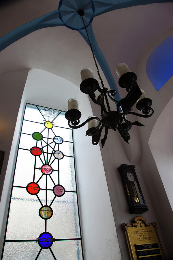 Chandelier At A Synagogue, Ari Photograph by Panoramic Images
