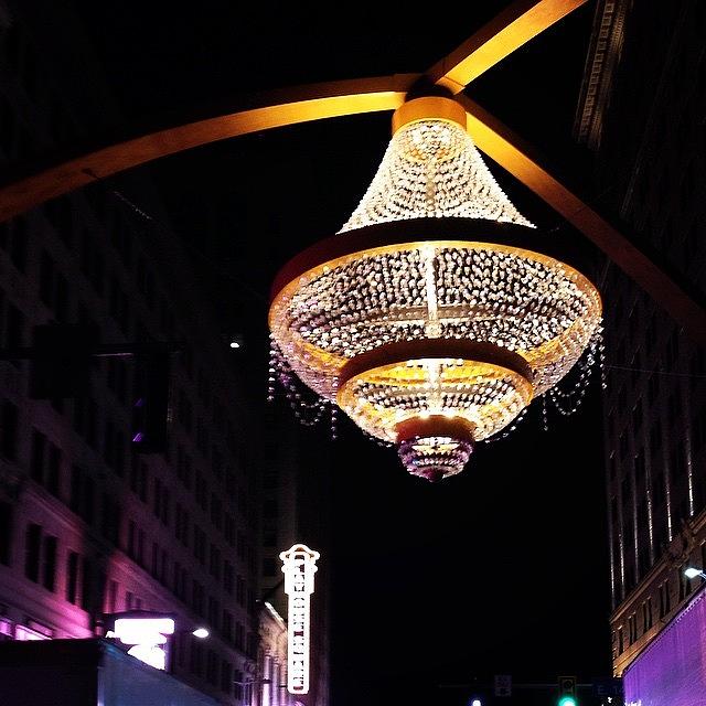 Chandelier At Playhouse Square | Photograph by Jacqueline Anderson-Mendoza
