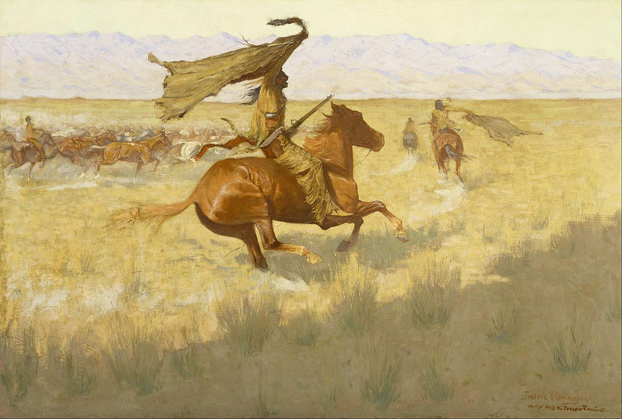 Change of Ownership Painting by Frederic Remington
