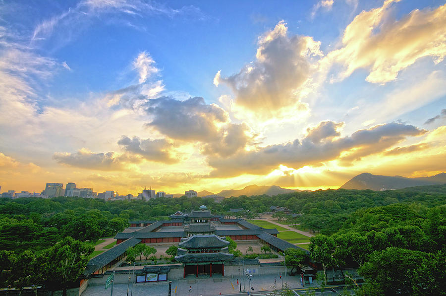 Changgyeonggung Palace Sunset Photograph by Robert Koehler