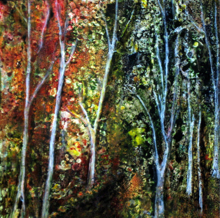 Changing Forest Painting by Katey Sandy - Fine Art America