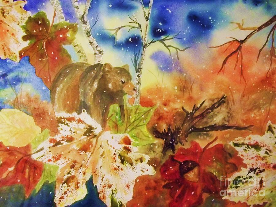 Nature Painting - Changing of the Seasons by Ellen Levinson