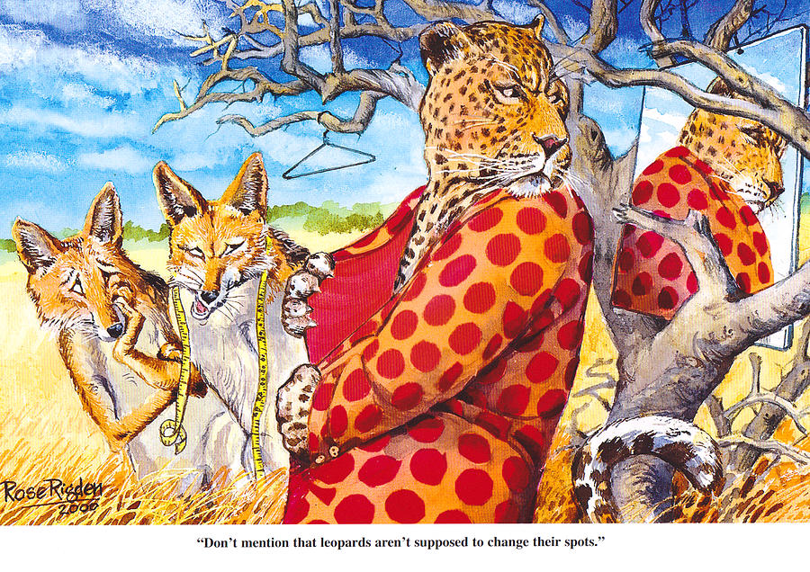Fox Painting - Changing spots by Rose Rigden