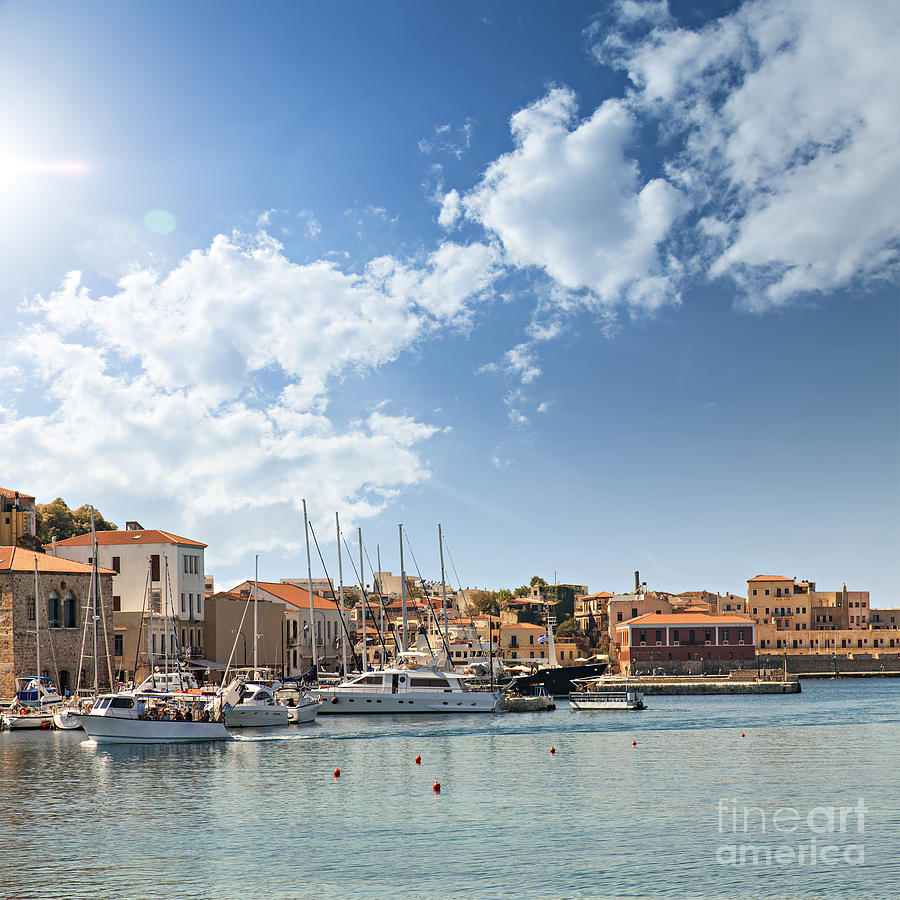 Chania town on Crete Photograph by Sophie McAulay