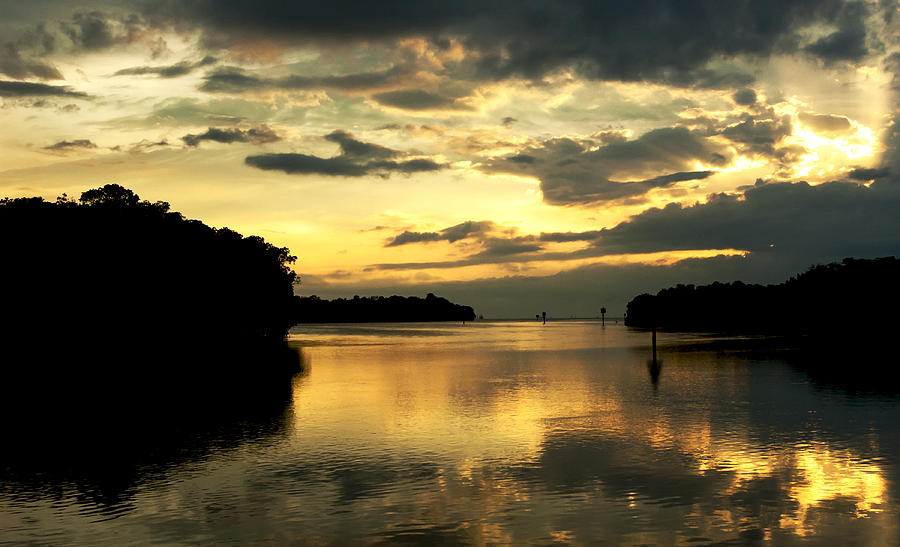 Sunset Photograph - Channel To The Sunset by Norman Johnson Sunset Photograph - Channel To The Sunset by Norman Johnson