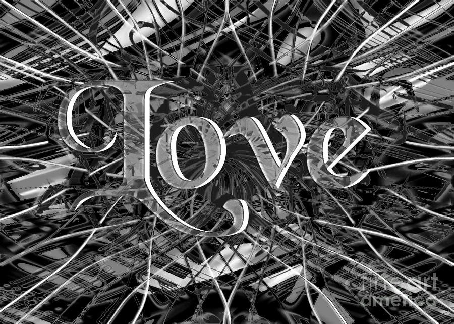 Chaotic Love II Digital Art by Asegia