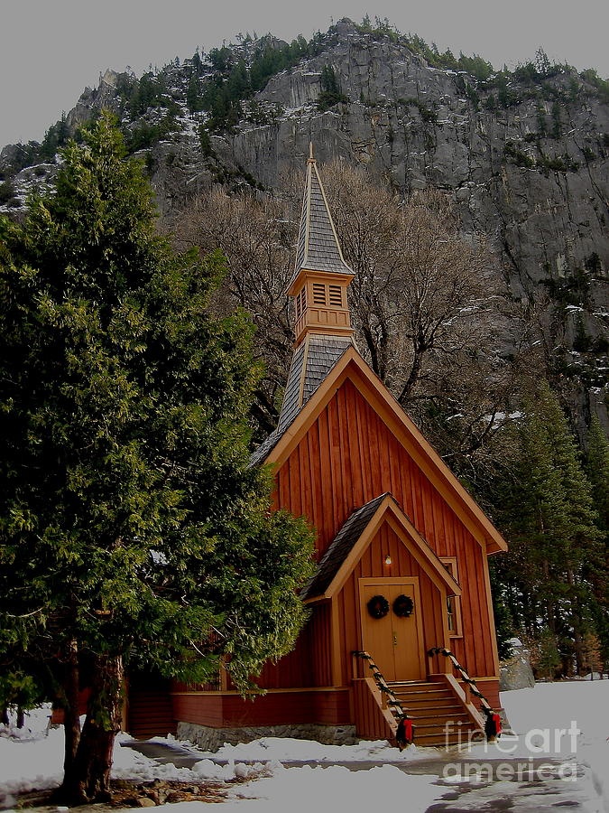 Chapel at Yosemite Photograph by Theresa Ramos-DuVon