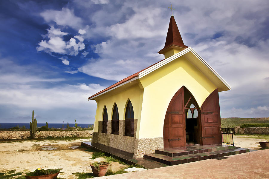 Chapel by the Sea Photograph by David Letts