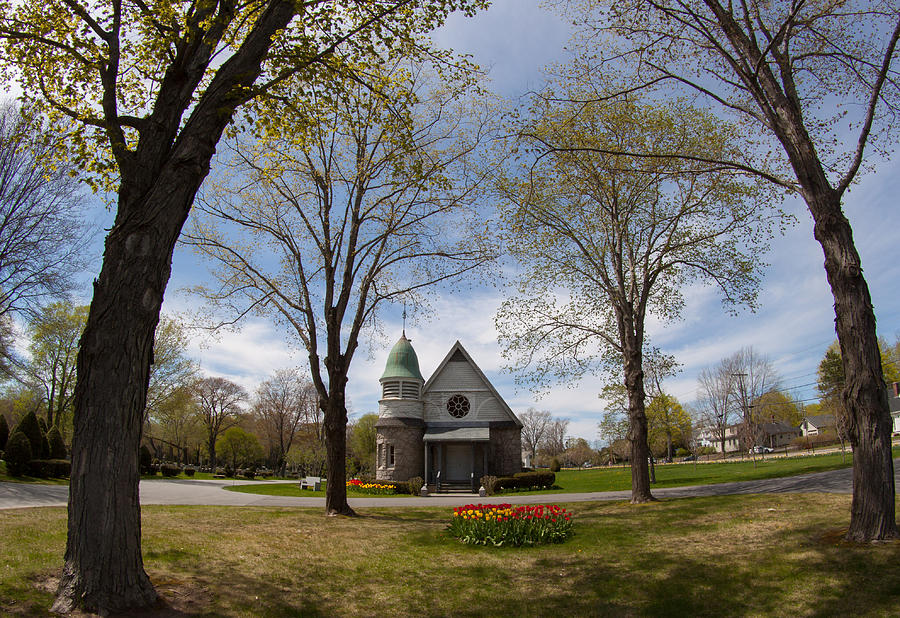 Chapel Grounds At Laurel Hill Cemetery Photograph