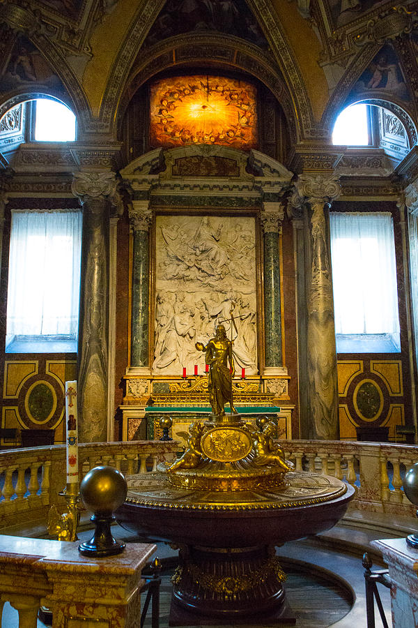 Chapel in Santa Maria Maggiore Photograph by Allan Morrison