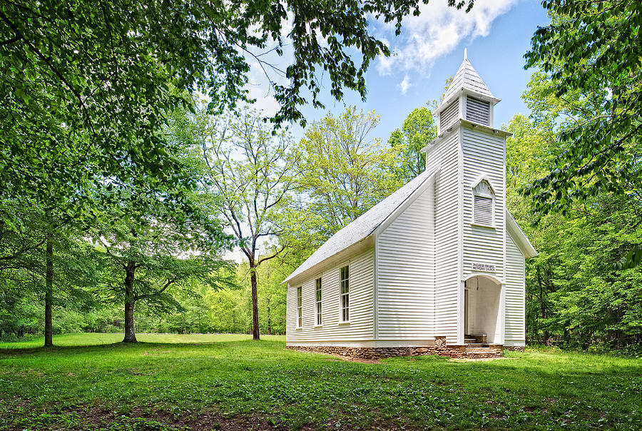 Chapel in the Great Smoky Mountains Photograph by William Britten