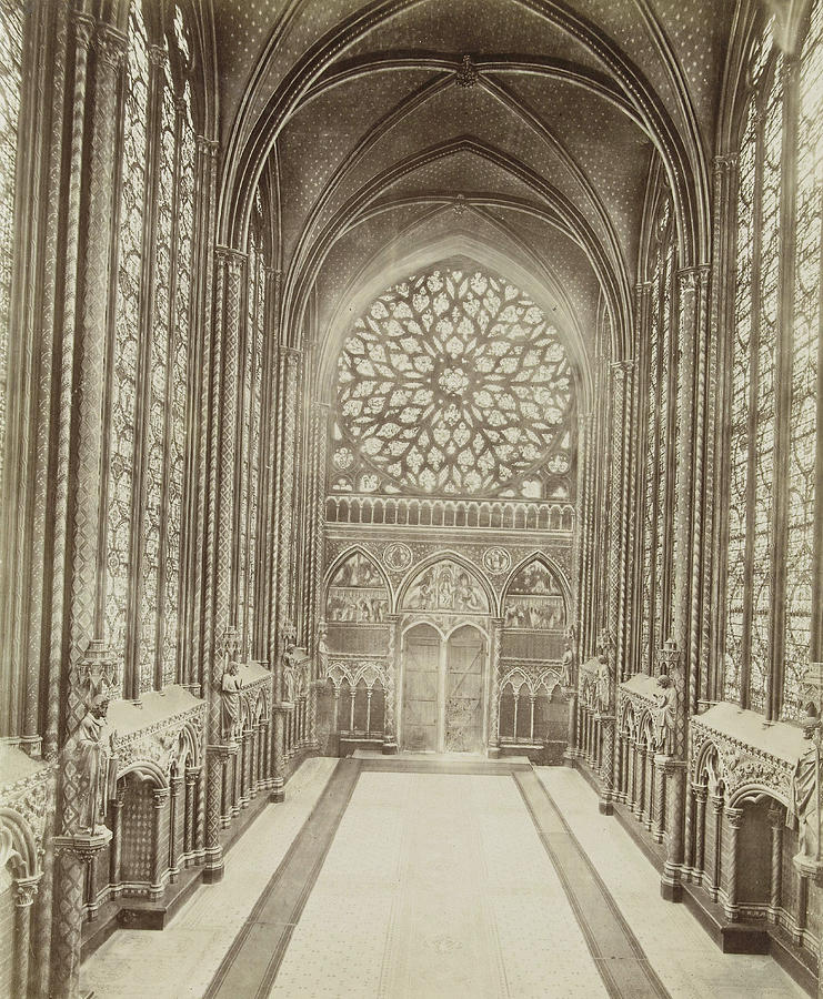 Chapel In The Saintechapelle In Paris, France Drawing by Artokoloro