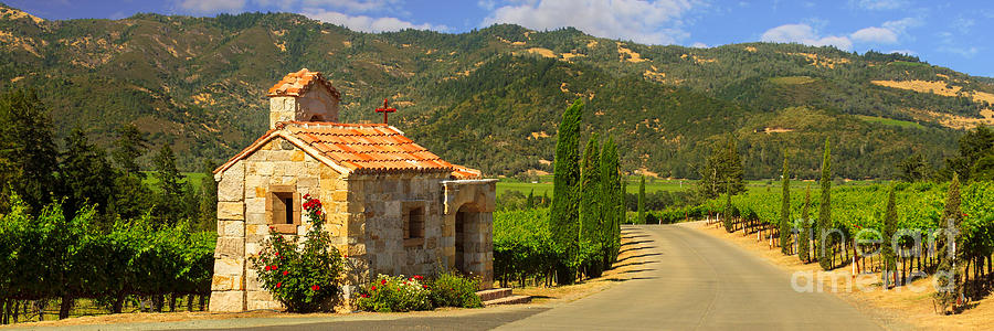 Chapel In The Vineyard Photograph by James Eddy