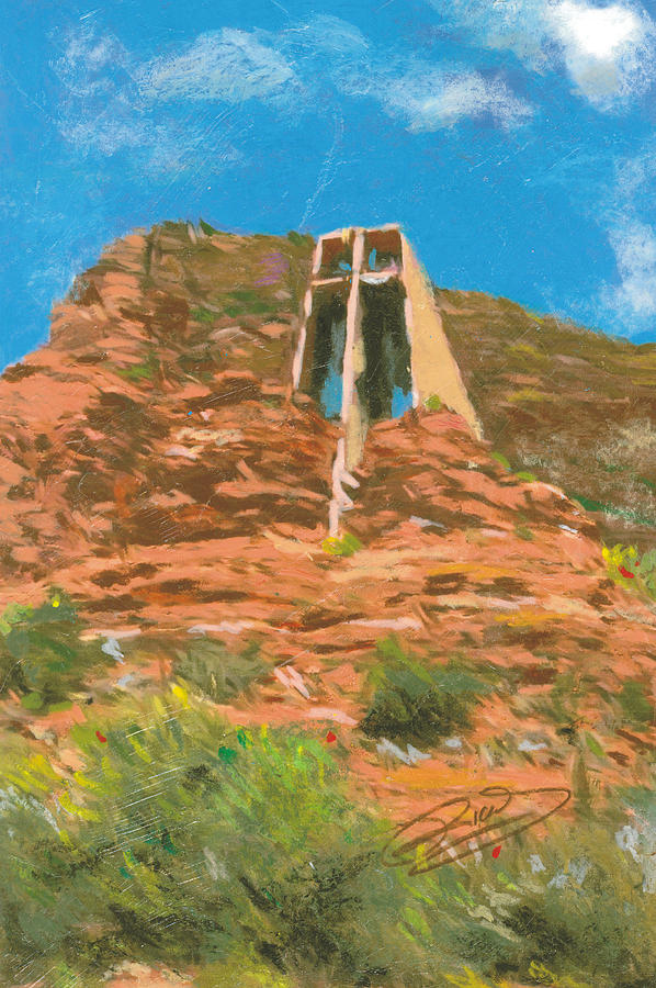 Chapel Of The Holy Cross Painting By Richard Booker Fine Art America