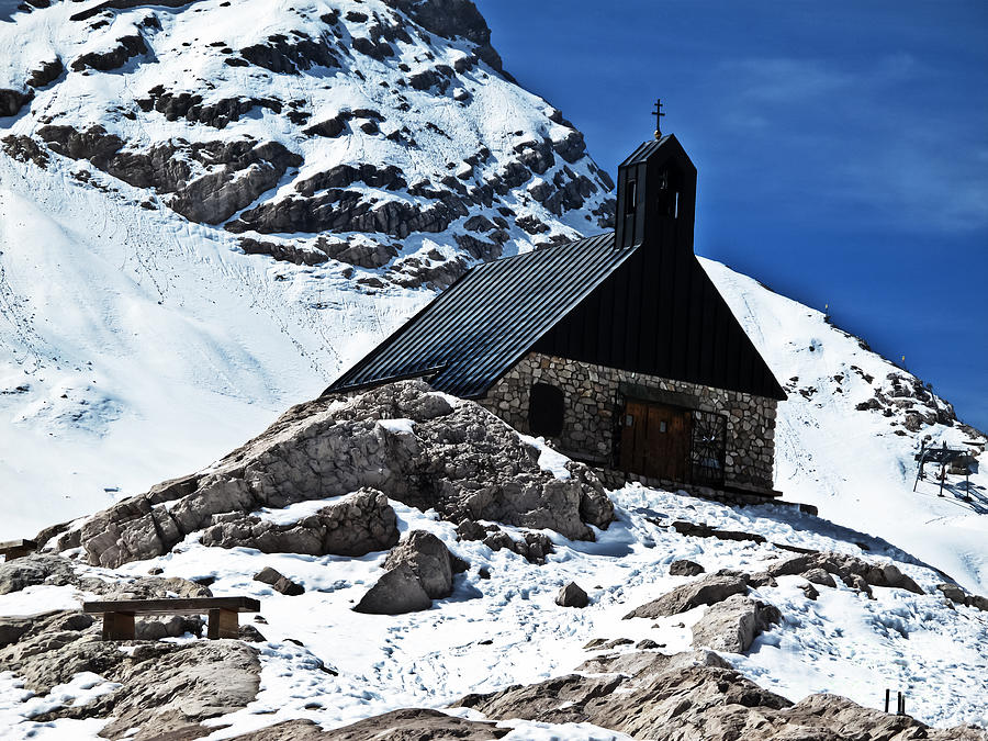 Nature Photograph - Chapel on Top of the World by Elvis Vaughn