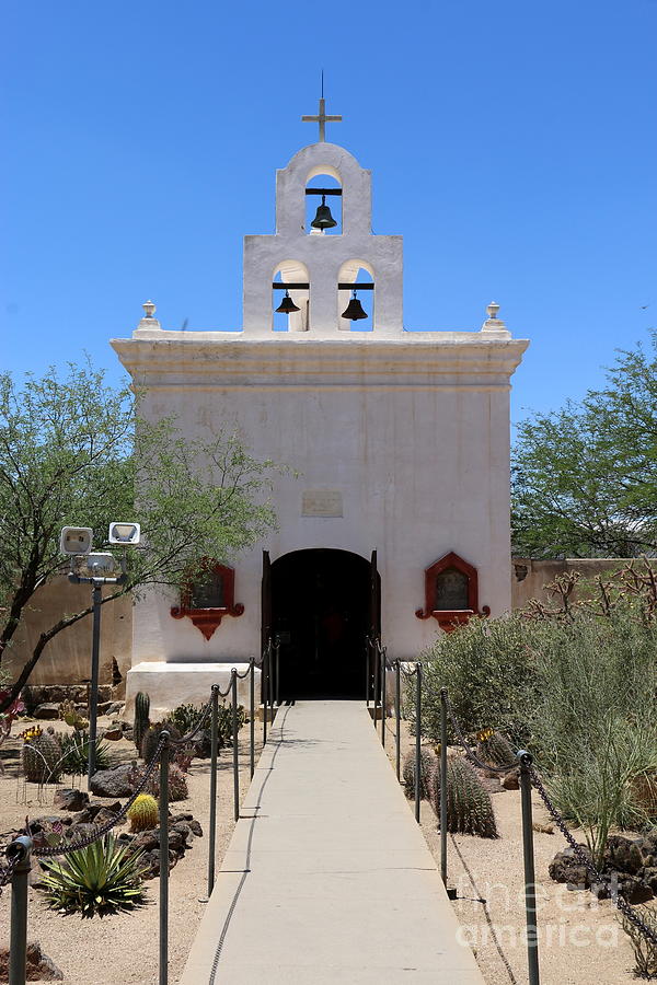 Chapel San Xavier Del Bac - Tucson Photograph by Christiane Schulze Art ...