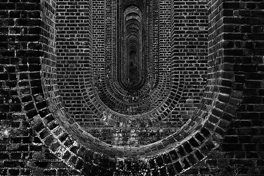 Brick Photograph - Chapel Viaduct Essex UK by Martin Newman