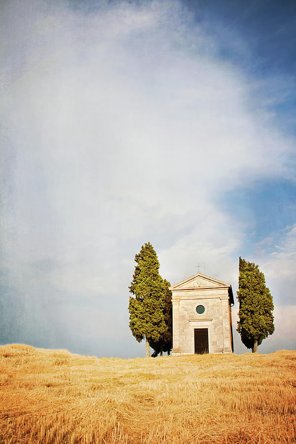 Chapel Vitaleta Photograph by Just A Click