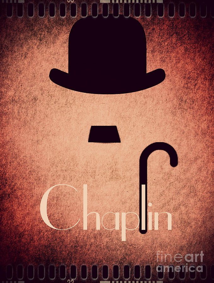 Chaplin Digital Art by Binka Kirova