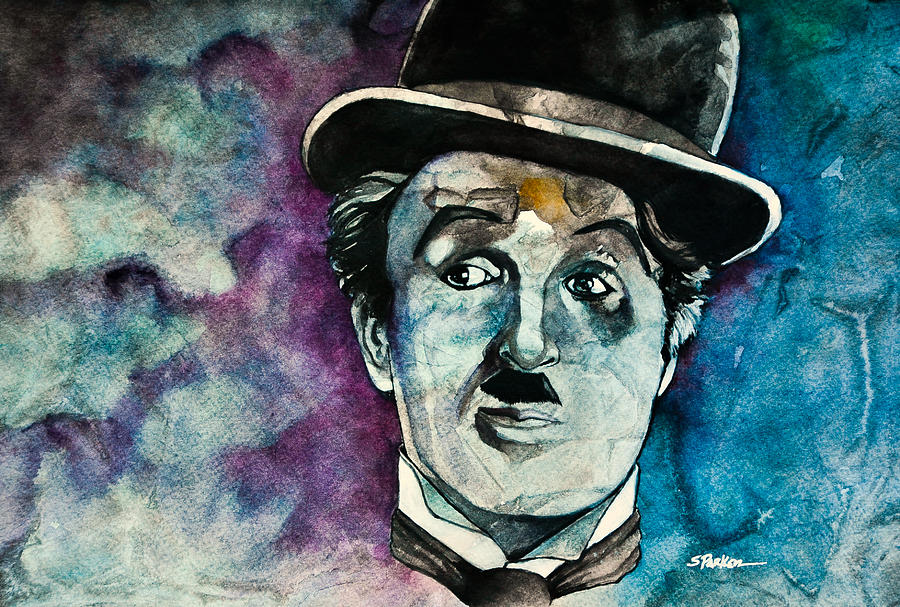 Portrait Painting - Chaplin by Scott  Parker