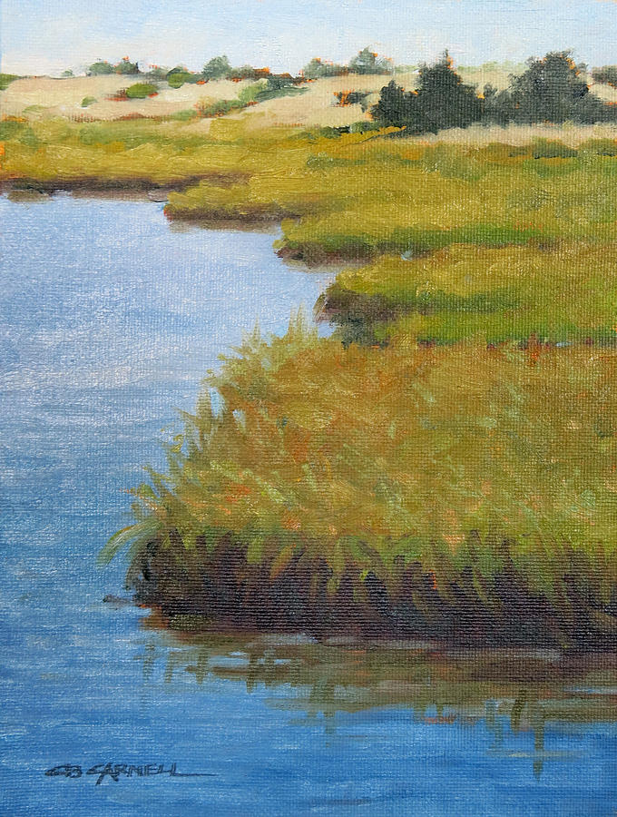 Chappaquiddick Marshes II Painting by Claire Beadon Carnell - Fine Art ...