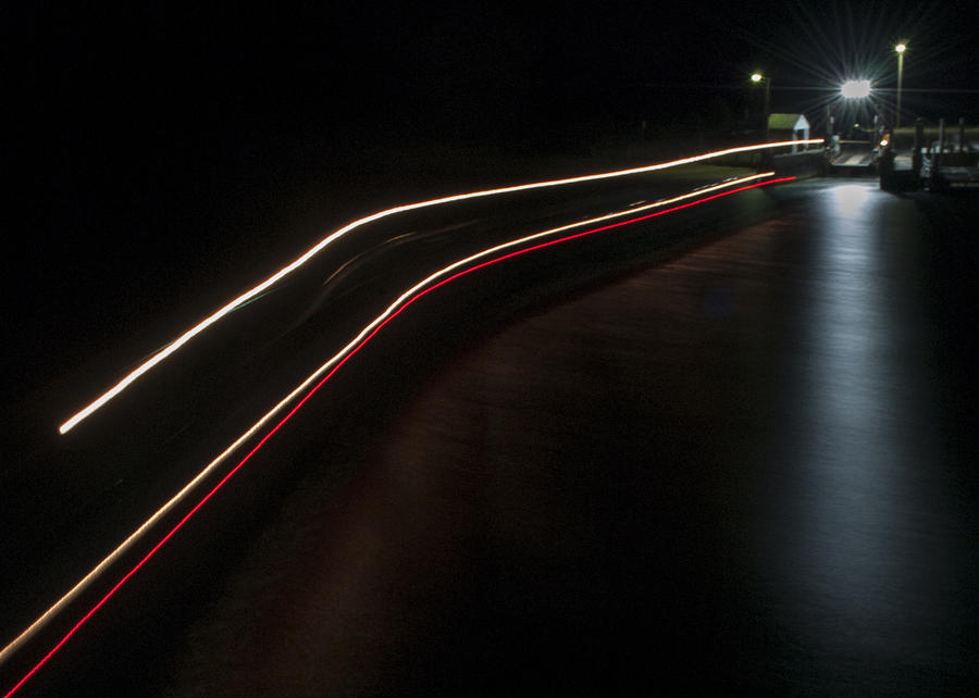 Chappy Ferry Light Photograph by Steve Myrick