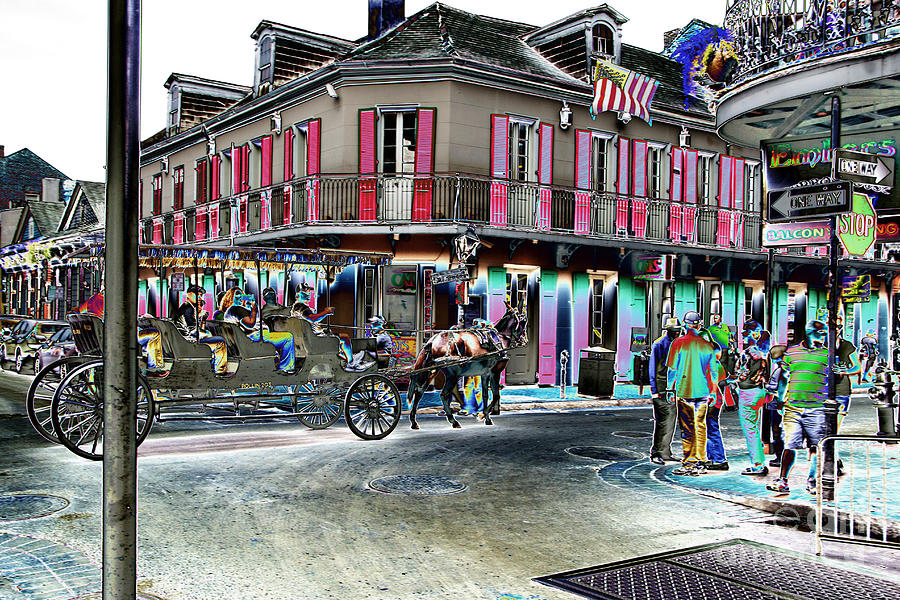 Characteristics of New Orleans-French Quarters Street Activity Photograph by Douglas Barnard