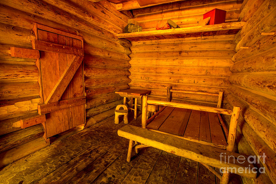 Charbonneau Family Quarters - Fort Clatsop - Lewis and Clark  Photograph by Gary Whitton