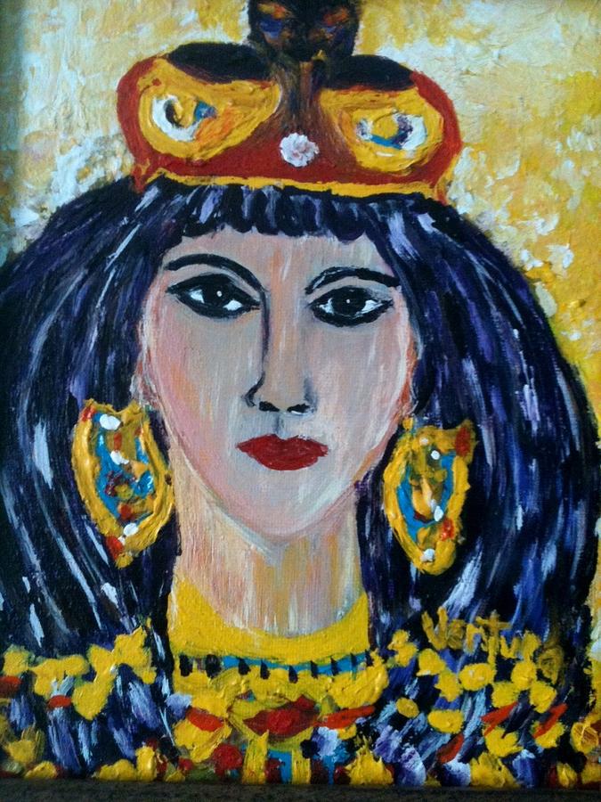 Charlene The Egyptian Painting by Clare Ventura