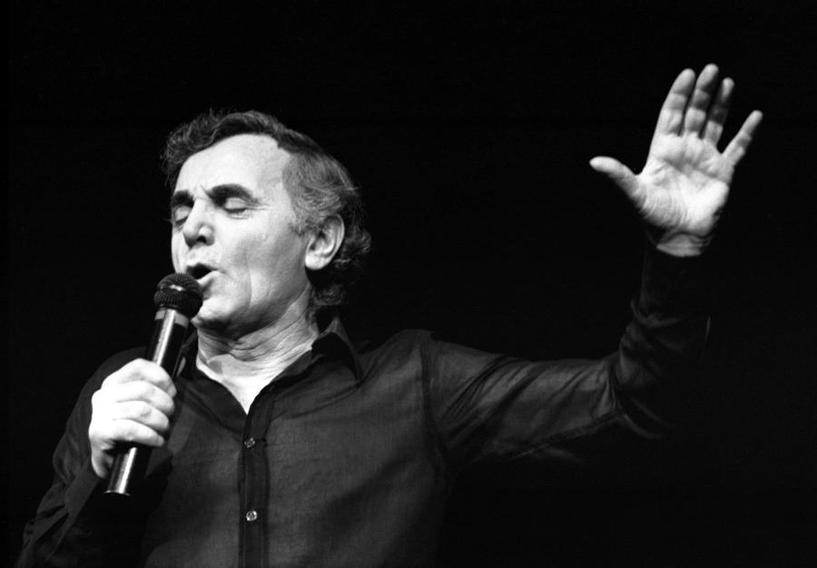 Charles Aznavour Photograph by Nancy Clendaniel
