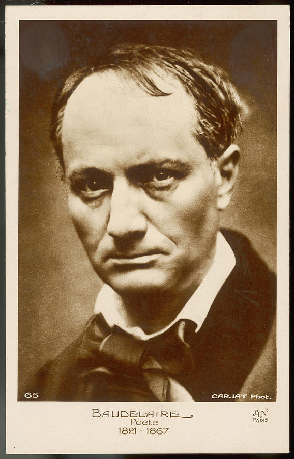 Charles Baudelaire (1821-1867), French Photograph by Mary Evans Picture ...
