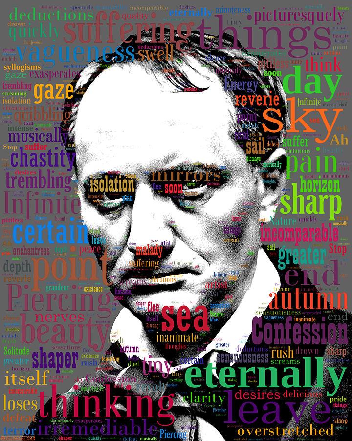 Charles Baudelaire Digital Art by Eric Edelman