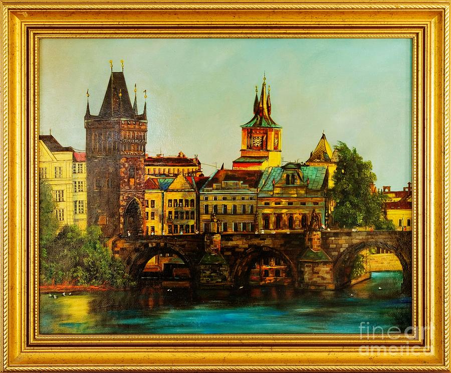 Charles Bridge Prague Painting