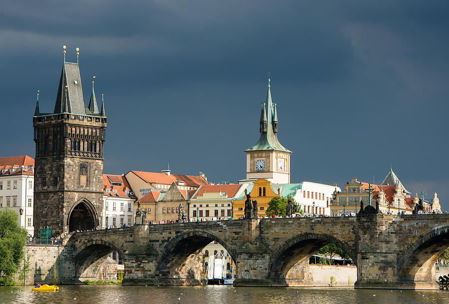 Charles Bridge Prague Photograph by Matthias Hauser