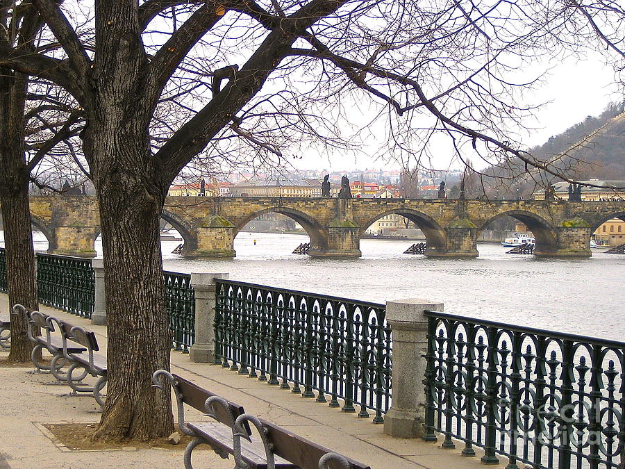 Charles Bridge  Photograph by Suzanne Oesterling