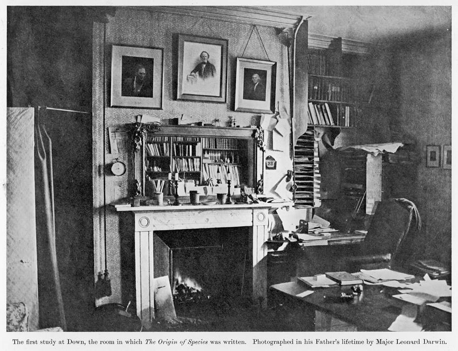 Charles Darwin's Home The Study Photograph by Mary Evans Picture Library