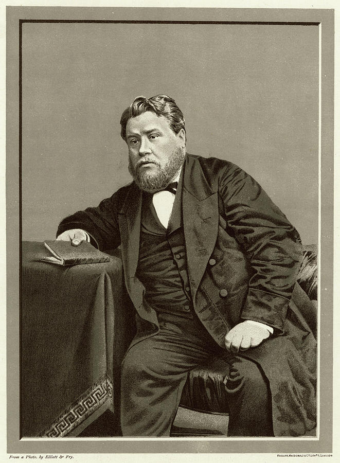 Charles Photograph - Charles Haddon Spurgeon  English by Mary Evans Picture Library