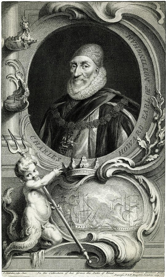 Chas Drawing - Charles Howard, Second Baron Howard by Mary Evans Picture Library Chas Drawing - Charles Howard, Second Baron Howard by Mary Evans Picture Library